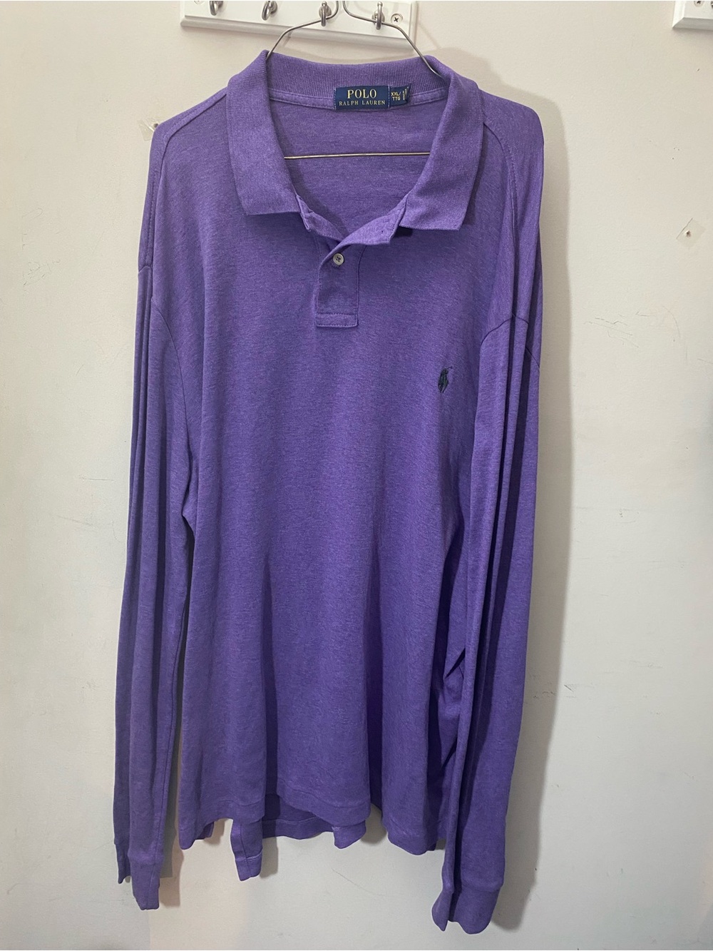 Ralph Lauren Long Sleeve Polo Shirt - Purple